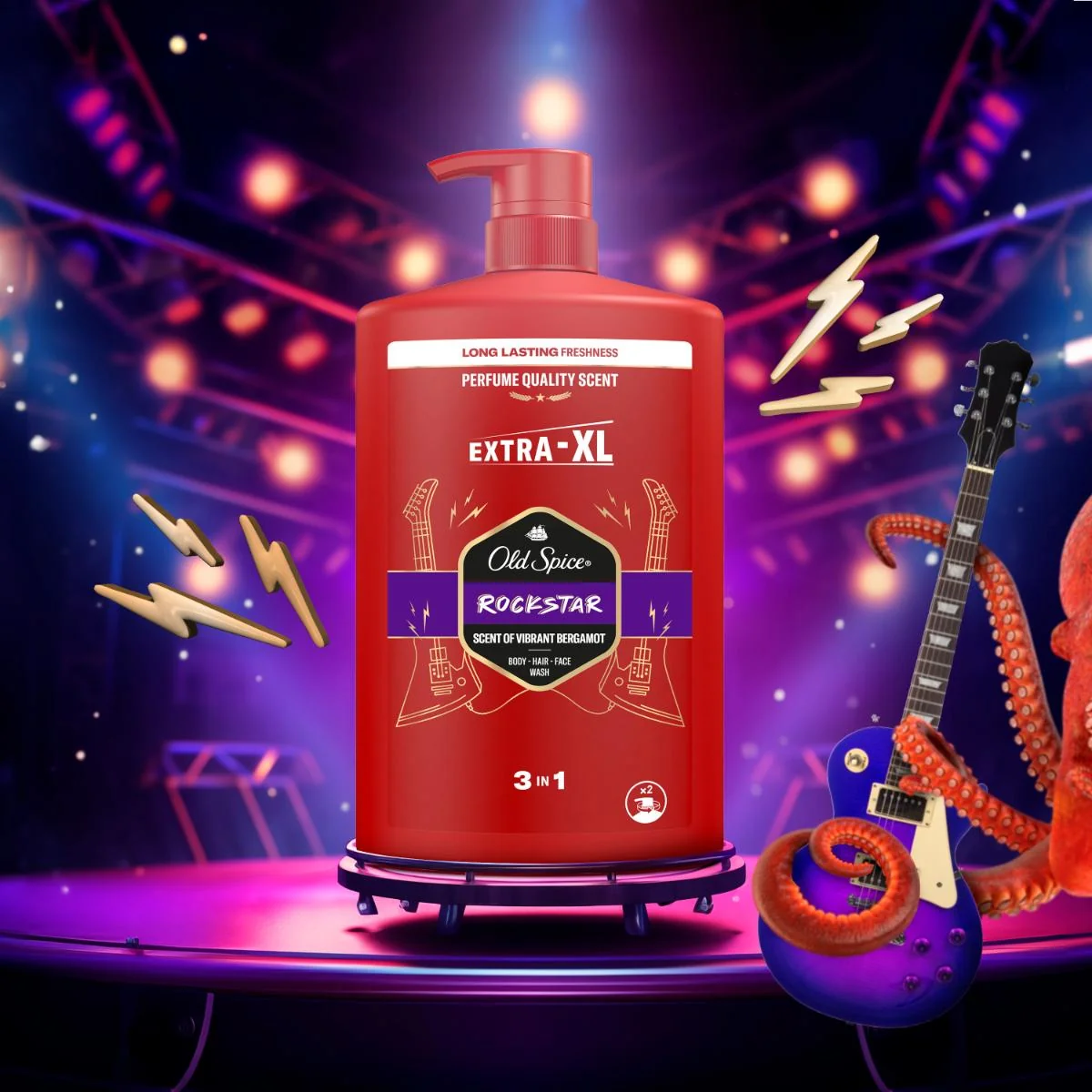 Old Spice Rockstar sprchový gél 3 v 1 1000 ml