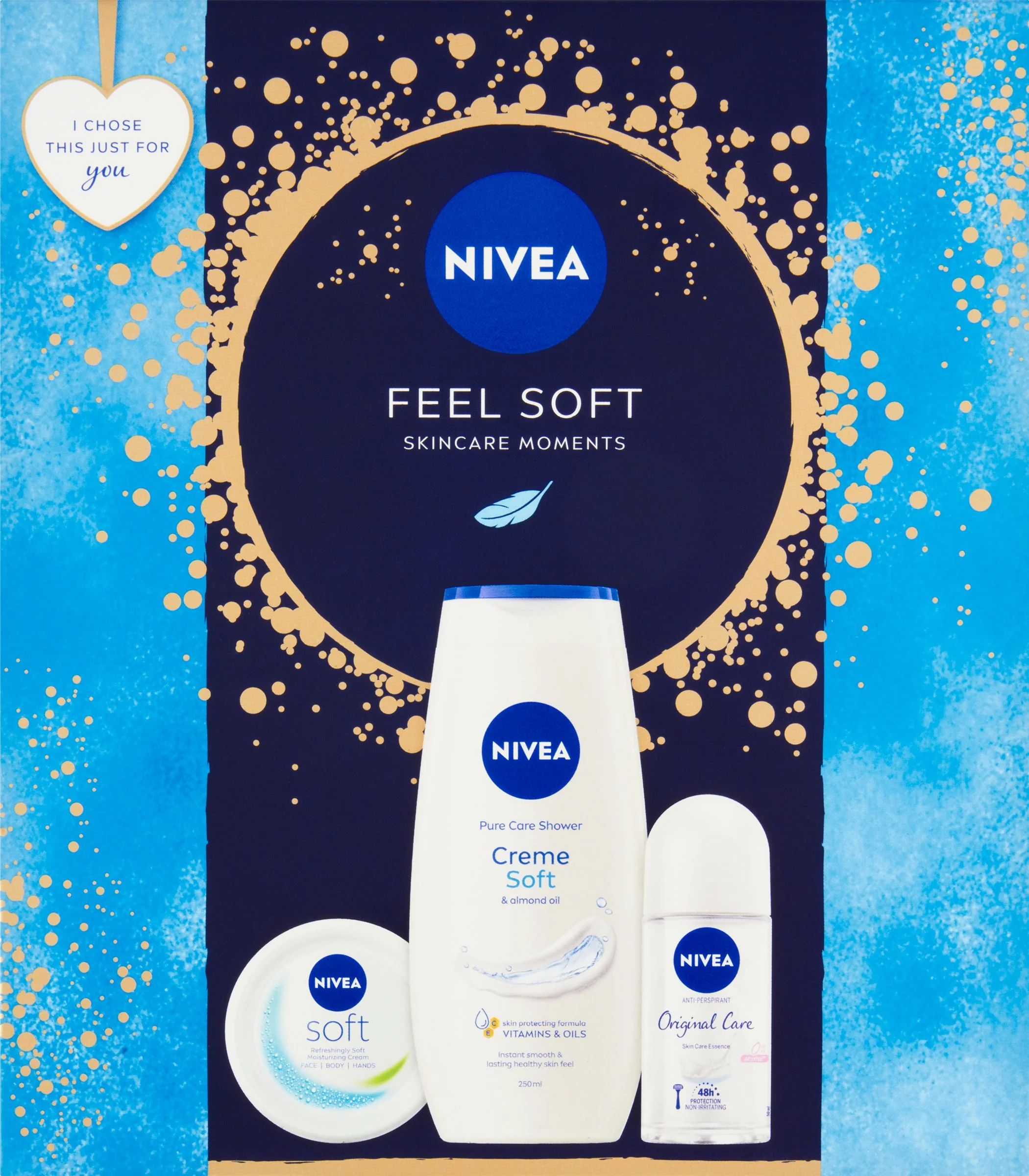 NIVEA BOX SOFT TRIO 1×1 ks, darčekové balenie