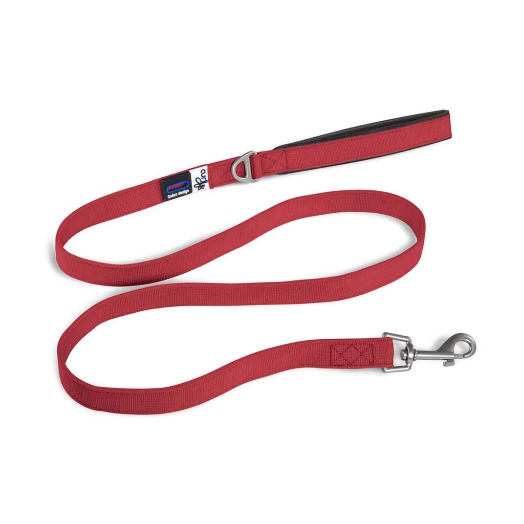 CURLI Vodítko pre psy Basic Red L 140x2 cm 1×1 ks, veľkosť L