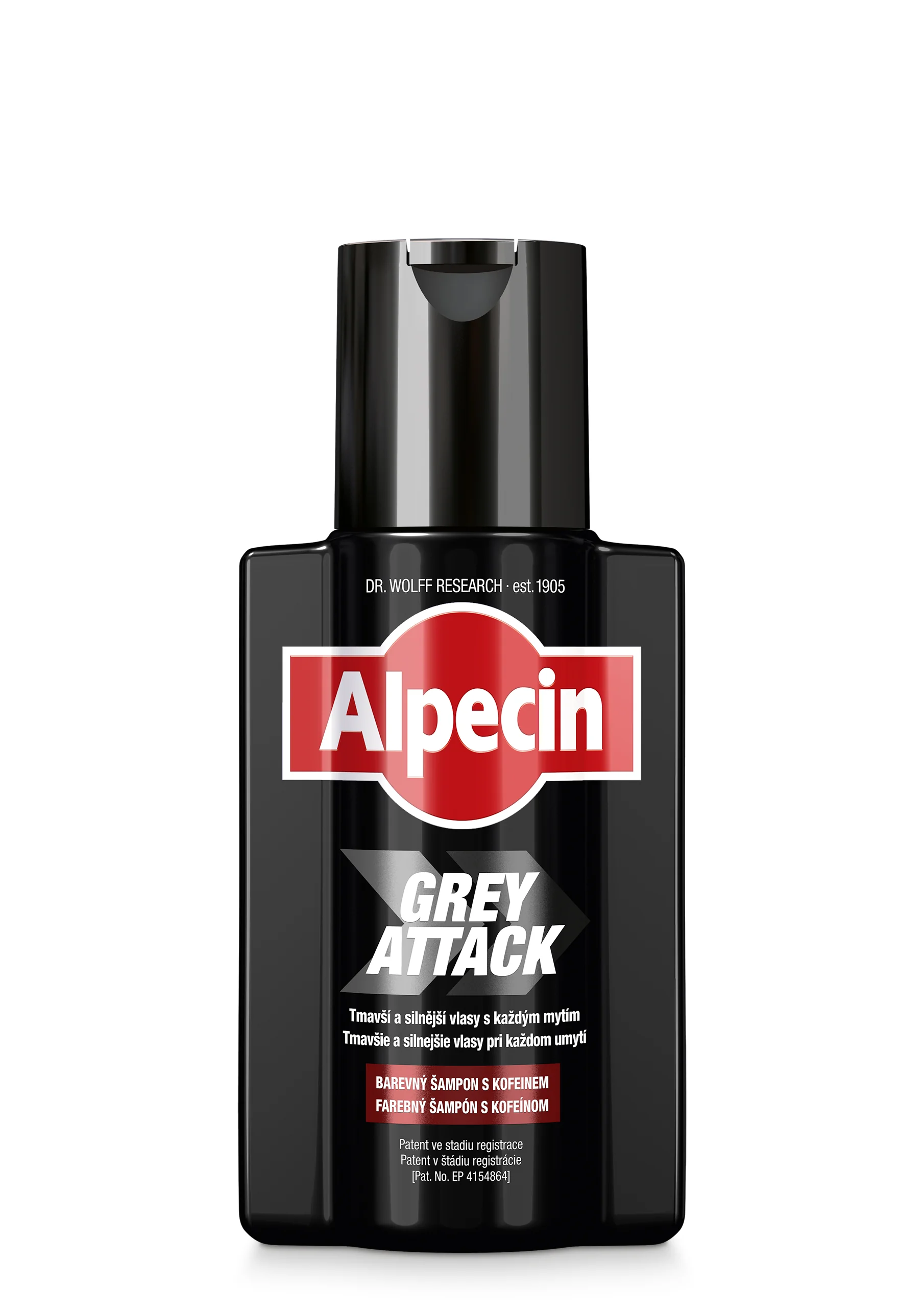 ALPECIN Grey Attack Shampoo 1×200 ml, šampón proti šedinám