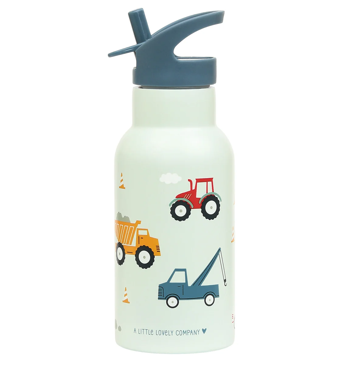 A Little Lovely Company - antikorová fľaša na pitie, 350 ml - vozidlá