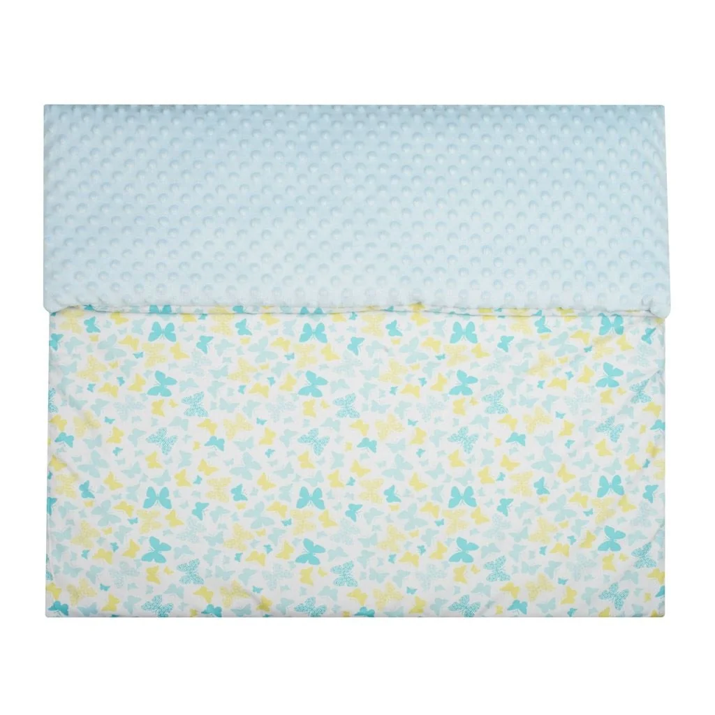 Detská deka z Minky s výplňou New Baby modrá 80x102 cm , 20C39068
