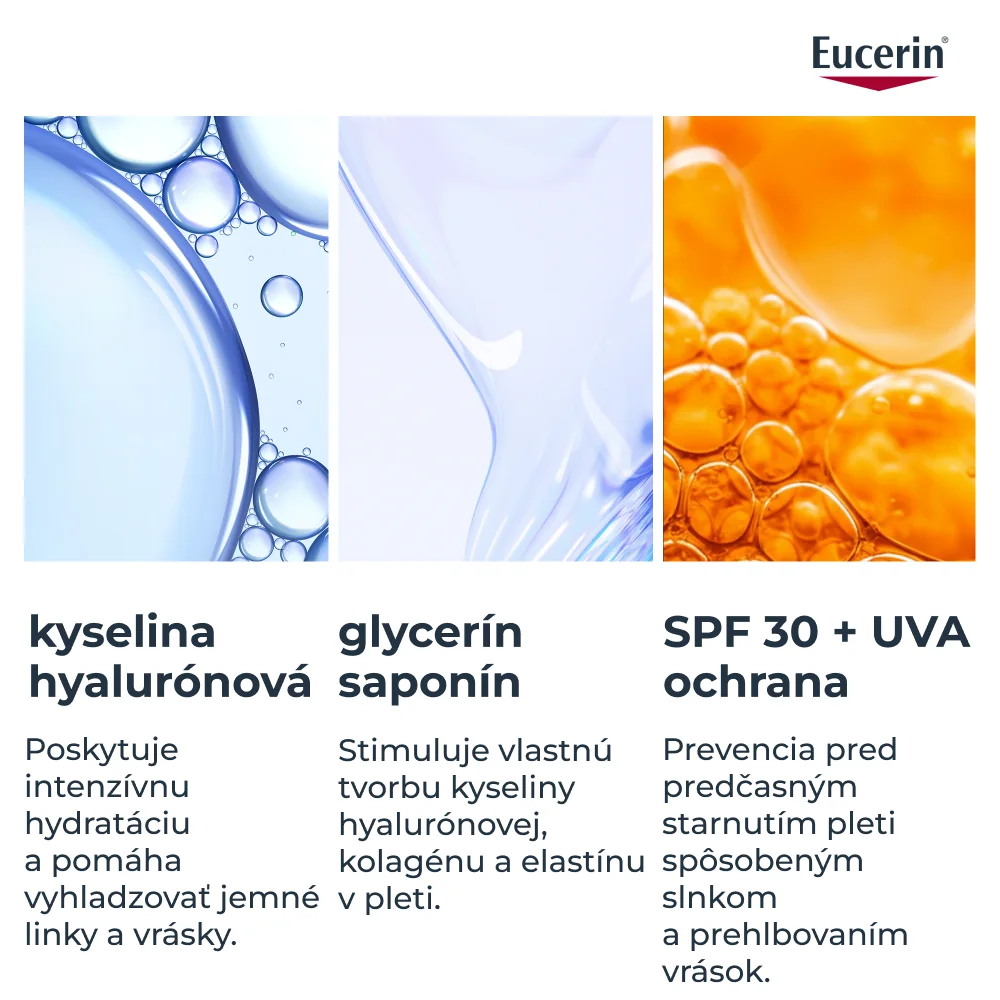 Eucerin HYALURON-FILLER + 3x EFFECT Denný krém SPF 30 50 ml