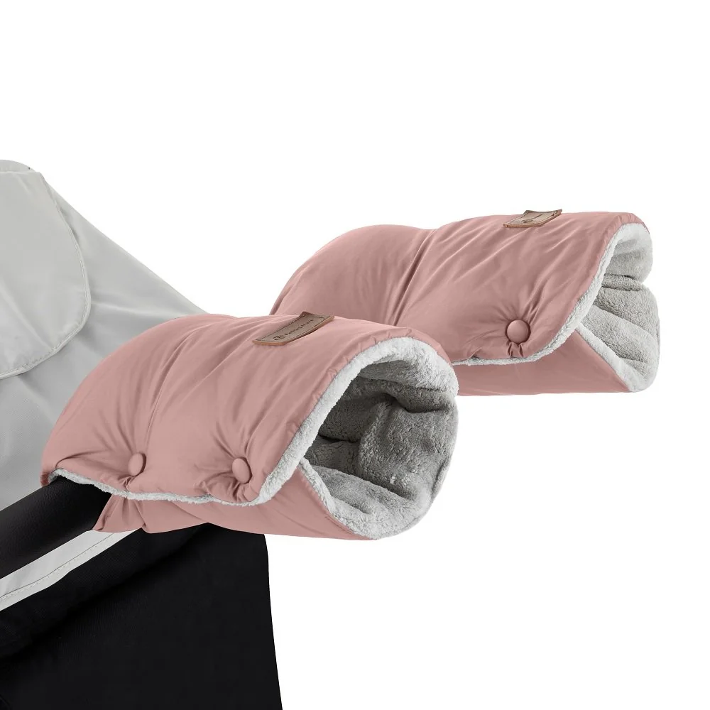 Petite&Mars Jasie rukávnik/rukavice na kočík Dusty Pink