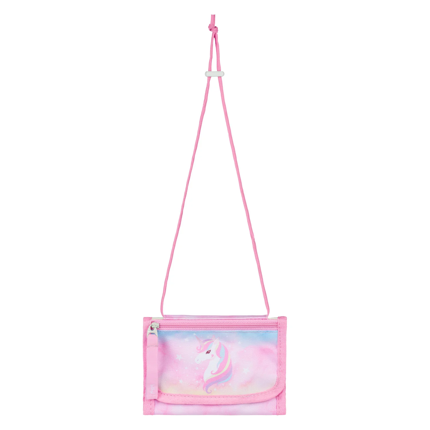 Peňaženka na krk Rainbow Unicorn s motívom jednorožca