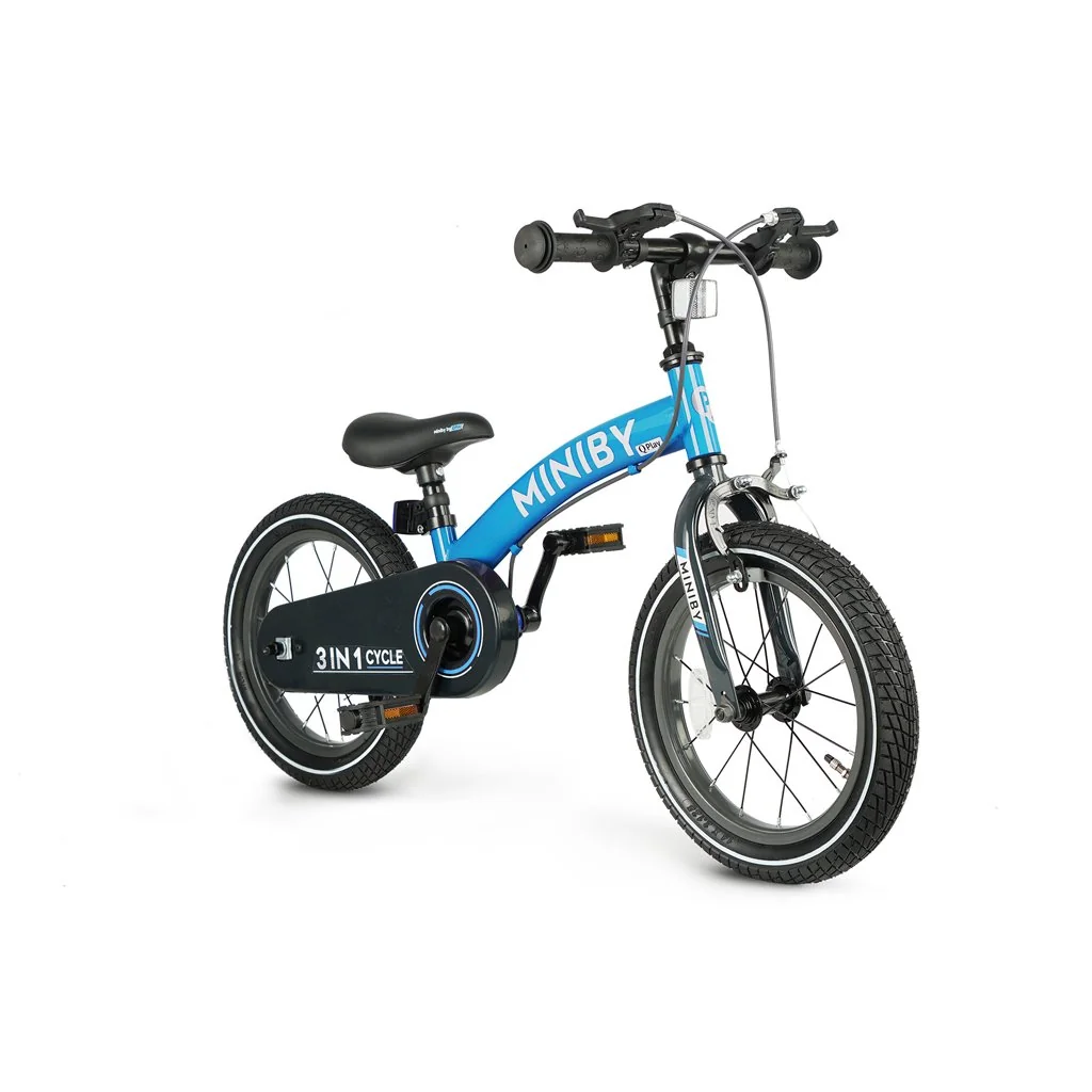 Bicykel Miniby 3v1 Blue, vek 2 - 8 rokov