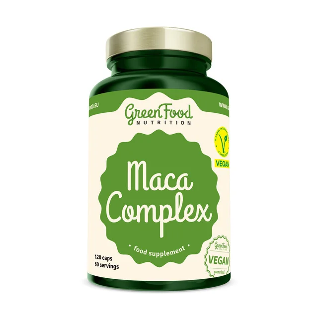 GreenFood Nutrition Maca Complex 1×120 cps, výživový doplnok