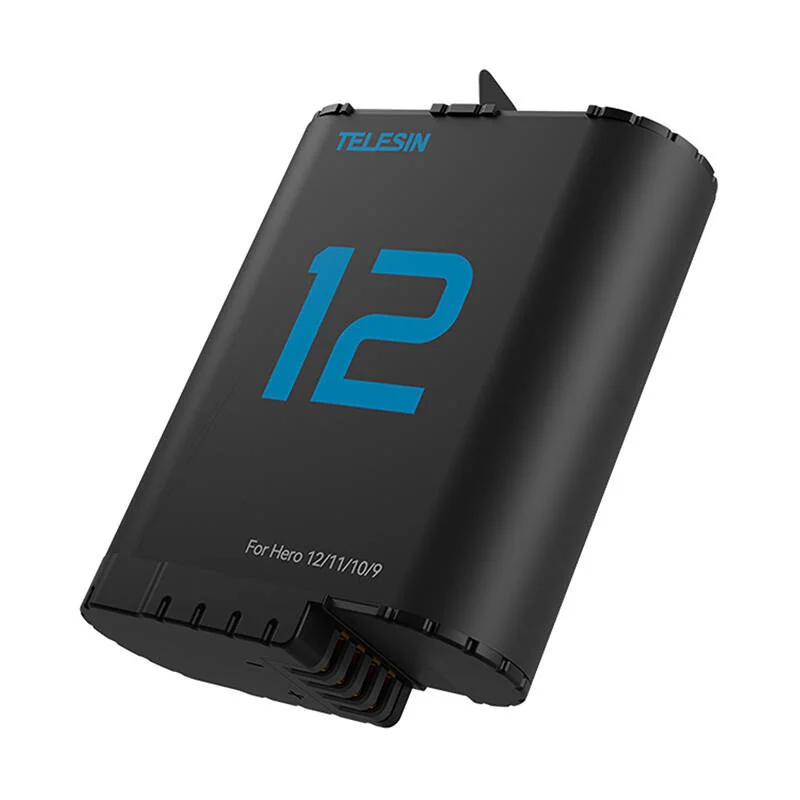 Telesin Lithium Battery batéria pre GoPro Hero 9 / 10 / 11 / 12, čierna