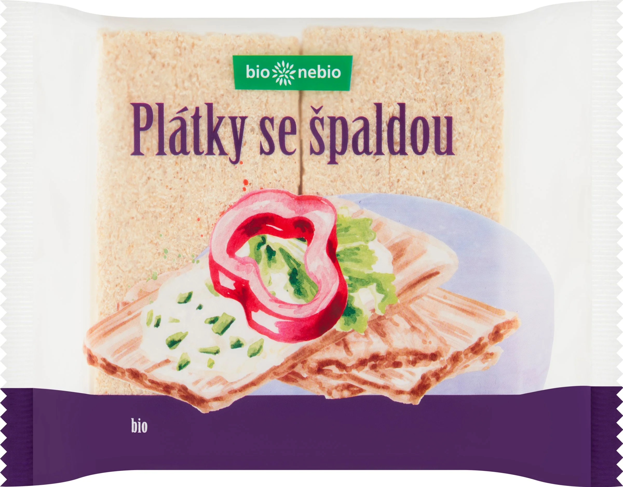Bionebio Špaldové Plátky Chrumkavé 100g 1×100 g, špaldové plátky