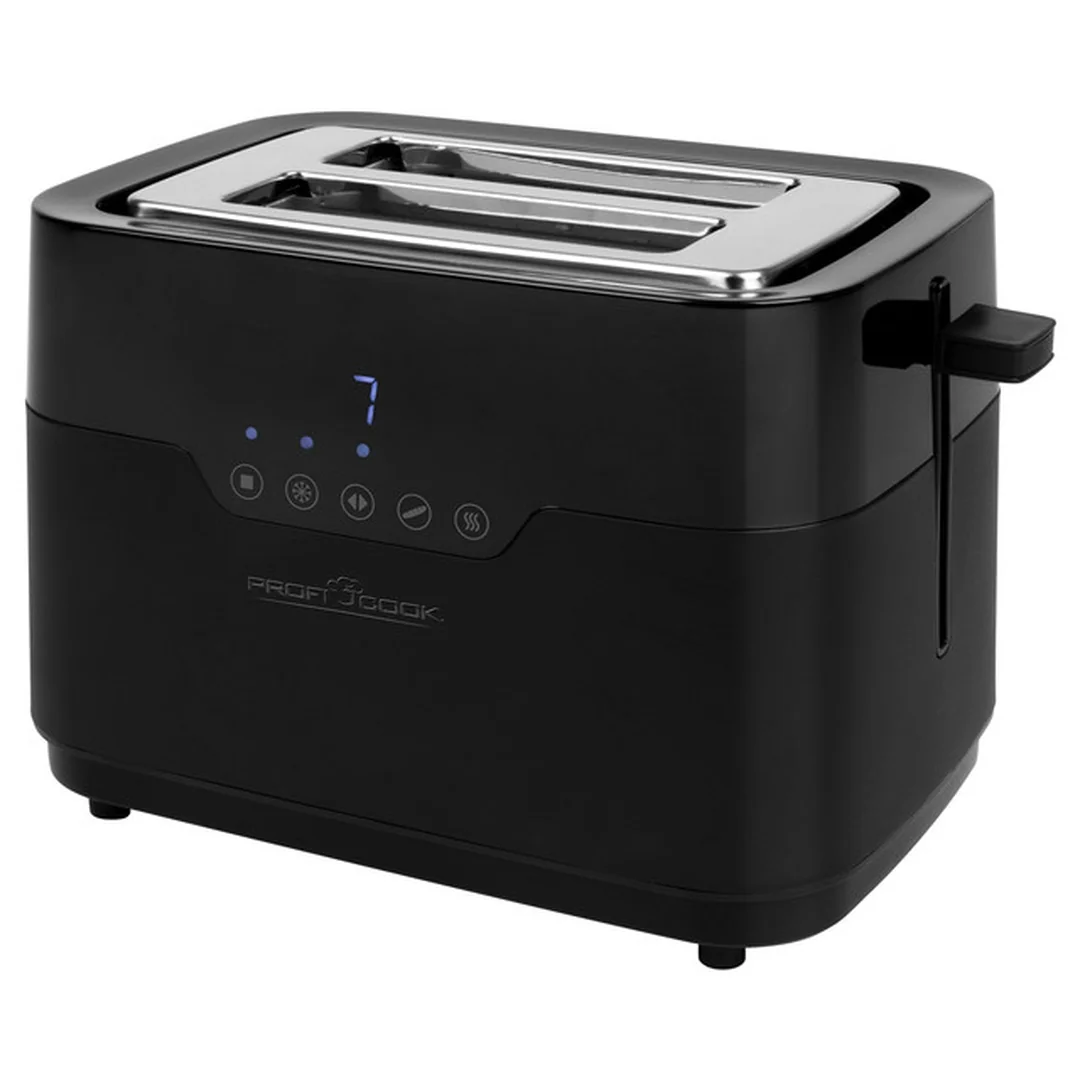 ProfiCook TA 1244 digitálny hriankovač, 2 plátky, nerez, široké štrbiny