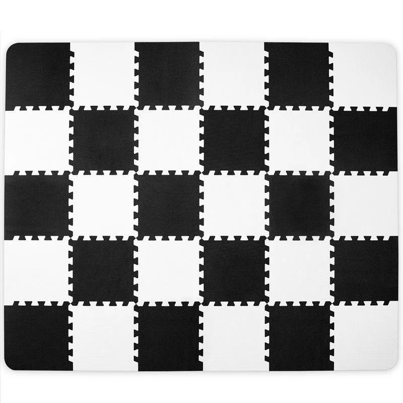Podložka penová puzzle Luno 150 x 180 cm Black, 30 ks
