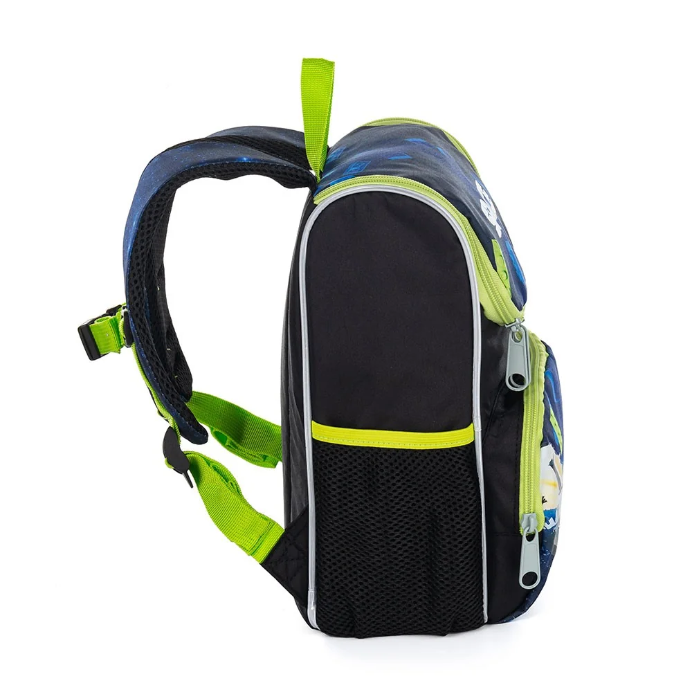 Detský predškolský batoh MOXY Vesmír modrý, ergonomický