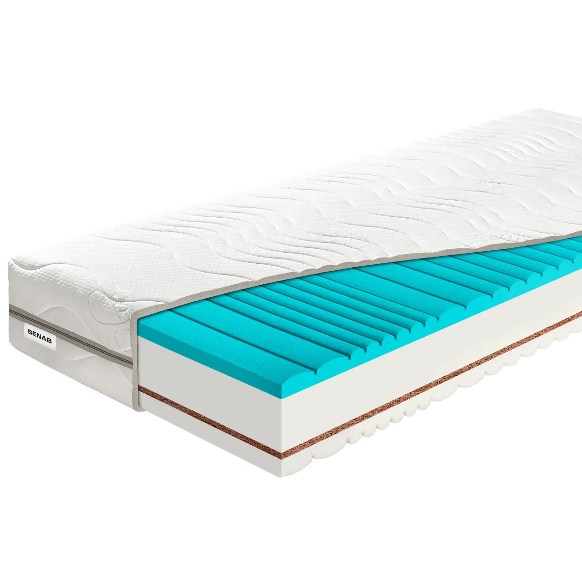 Matrac Benab King Visco 20 HR H3 / H5 75 x 200 cm Matrac z pamäťovej peny 20 cm sendvičový zónová  ortopedické