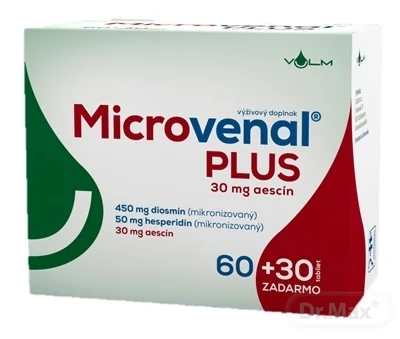 VULM Microvenal PLUS 1×90 tbl, výživový doplnok