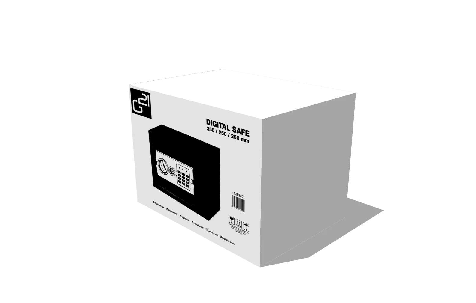 Trezor digitálny G21 ## 350 x 250 x 250 mm GA-25E