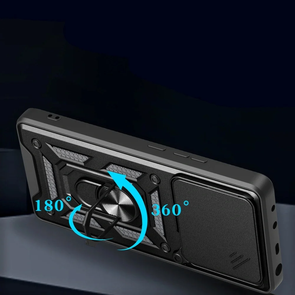 Tech-Protect Camshield kryt na Motorola Edge 60 Fusion, čierny