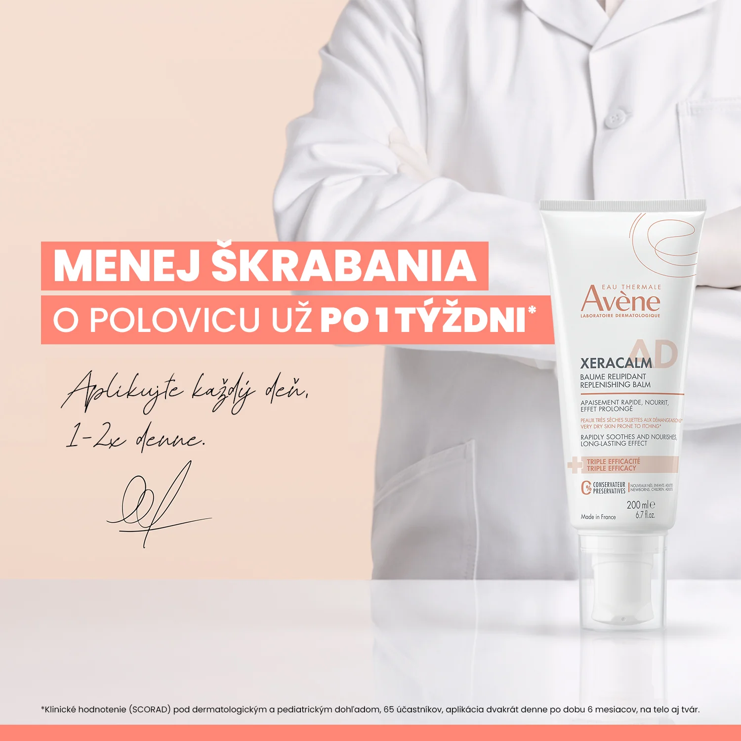 Avène XeraCalm A.D Relipidačný balzam 200 ml