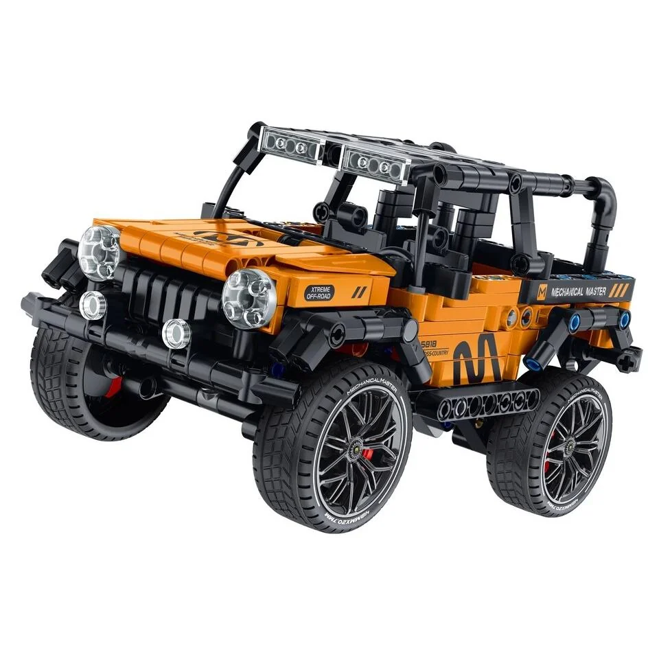 Auto jeep mechanická stavebnica 419 dielikov