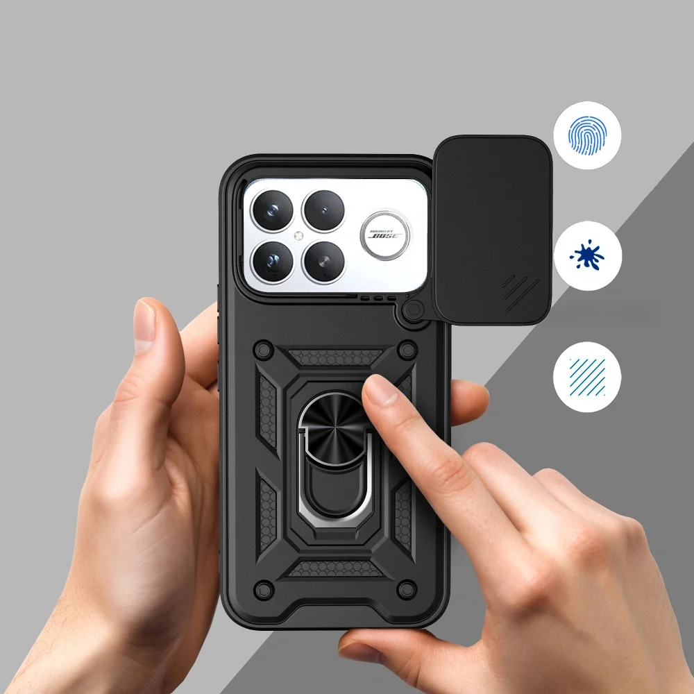 Tech-Protect Camshield kryt na Xiaomi Poco F8 Ultra, čierny