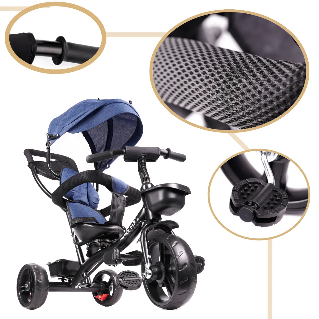 Trojkolka TRIKE FIX LITE – otočné sedadlo, bezdušové kolesá