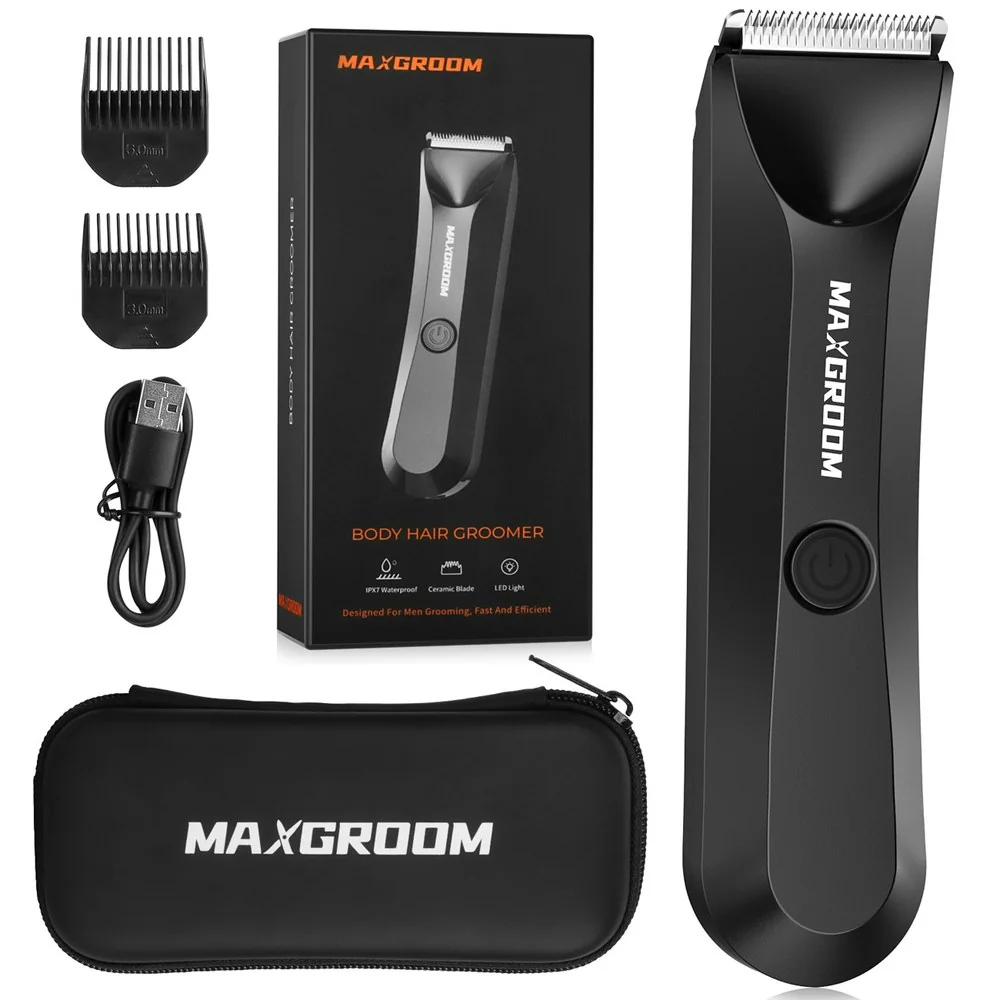 MaxGroom RFCD-9087 zastrihávač s LED svetlom, čierny