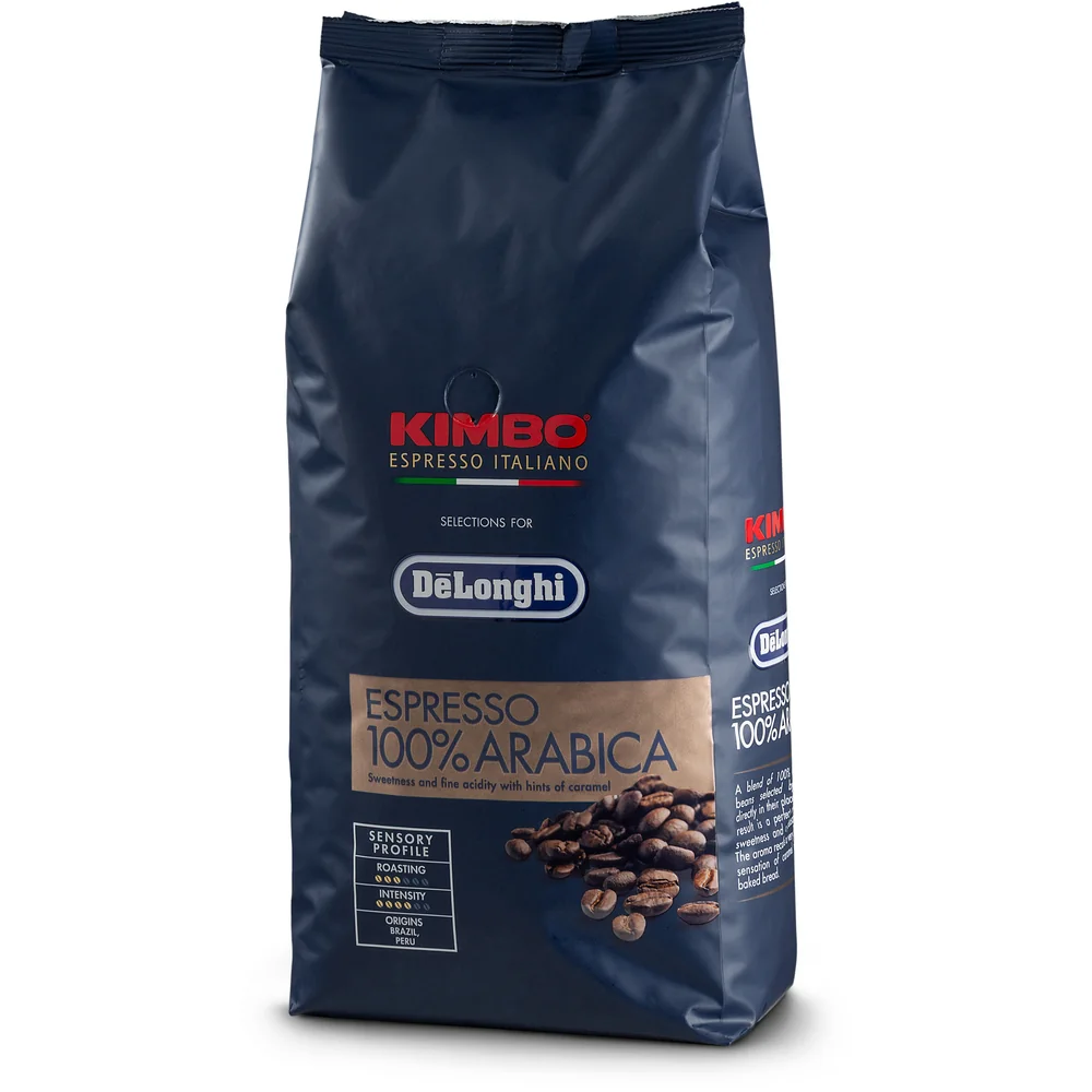 De Longhi Zrnková káva 100% Arabica 1×1000 g, zrnková káva