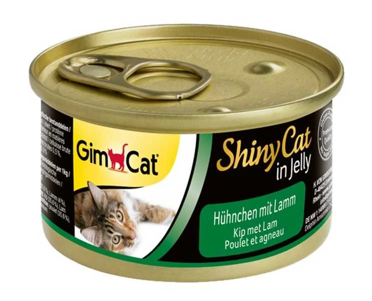 Shiny Cat Konzerva Kura s Jahňacím 1×70 g