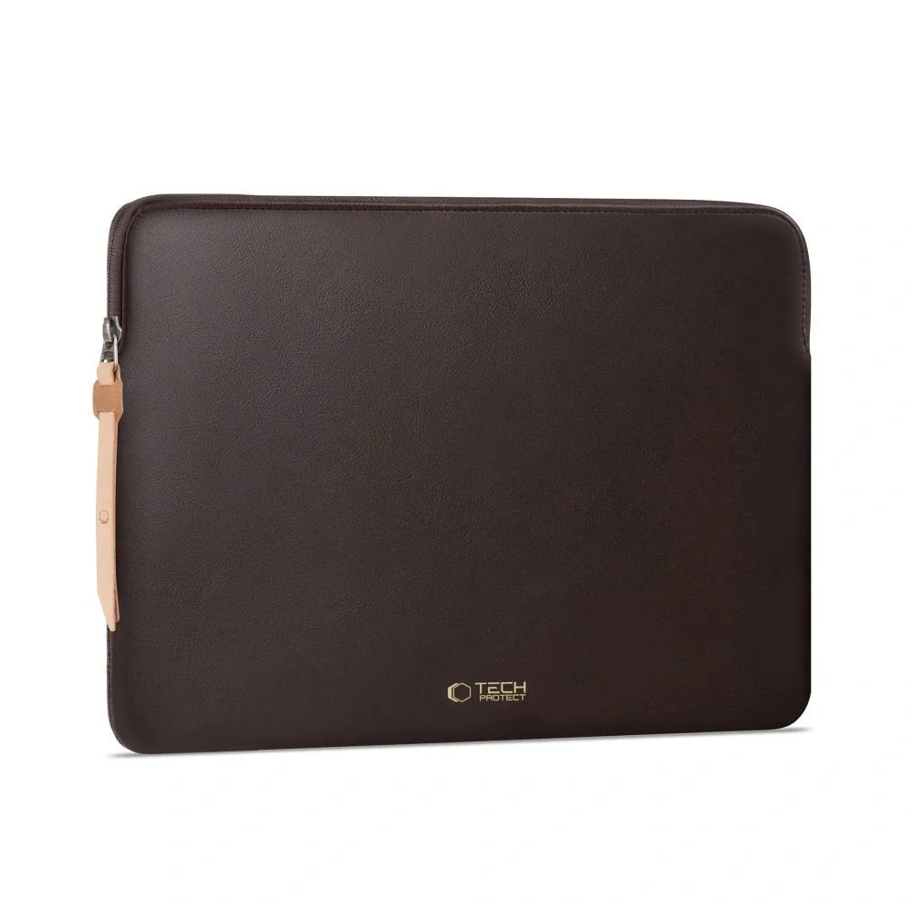 Tech-Protect Fleece obal na notebook 13-14'', tmavohnedý