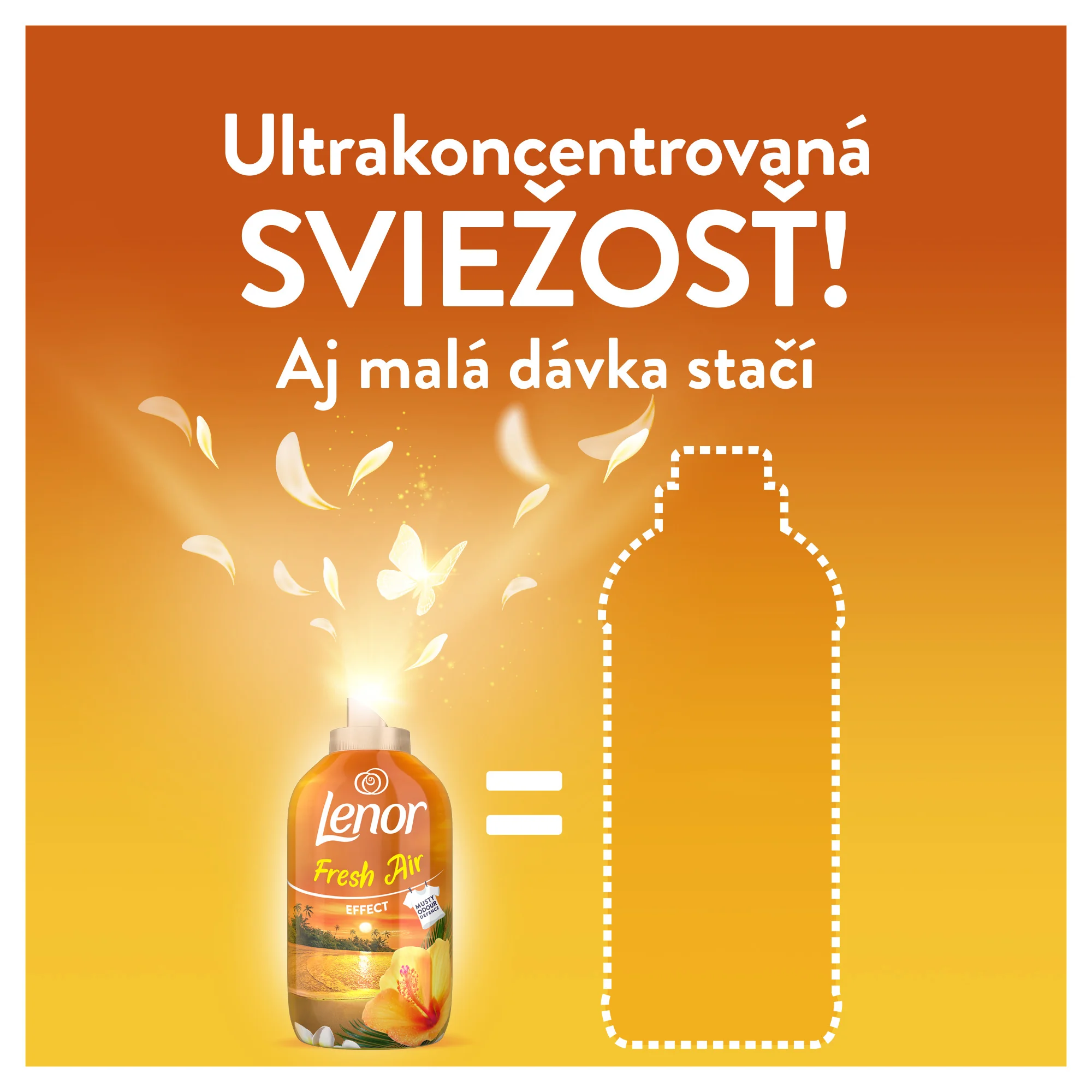 Lenor Fresh Air Tropical Sunset aviváž, 76 praní 1064 ml