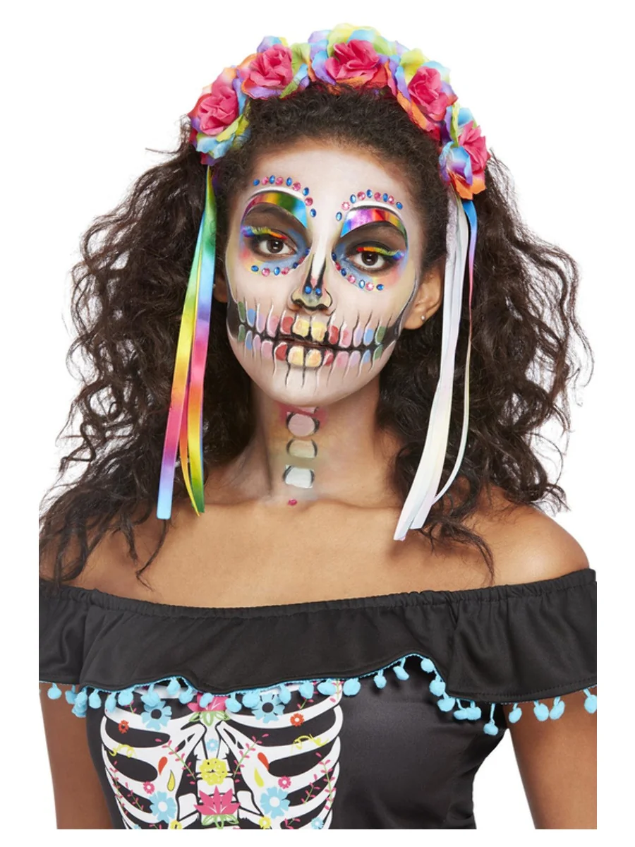 Prémiová make-up sada Day of the Dead 7ks