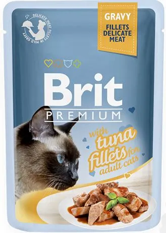 Brit Premium Cat Delicate Fillets In Gravy With Tuna 85g