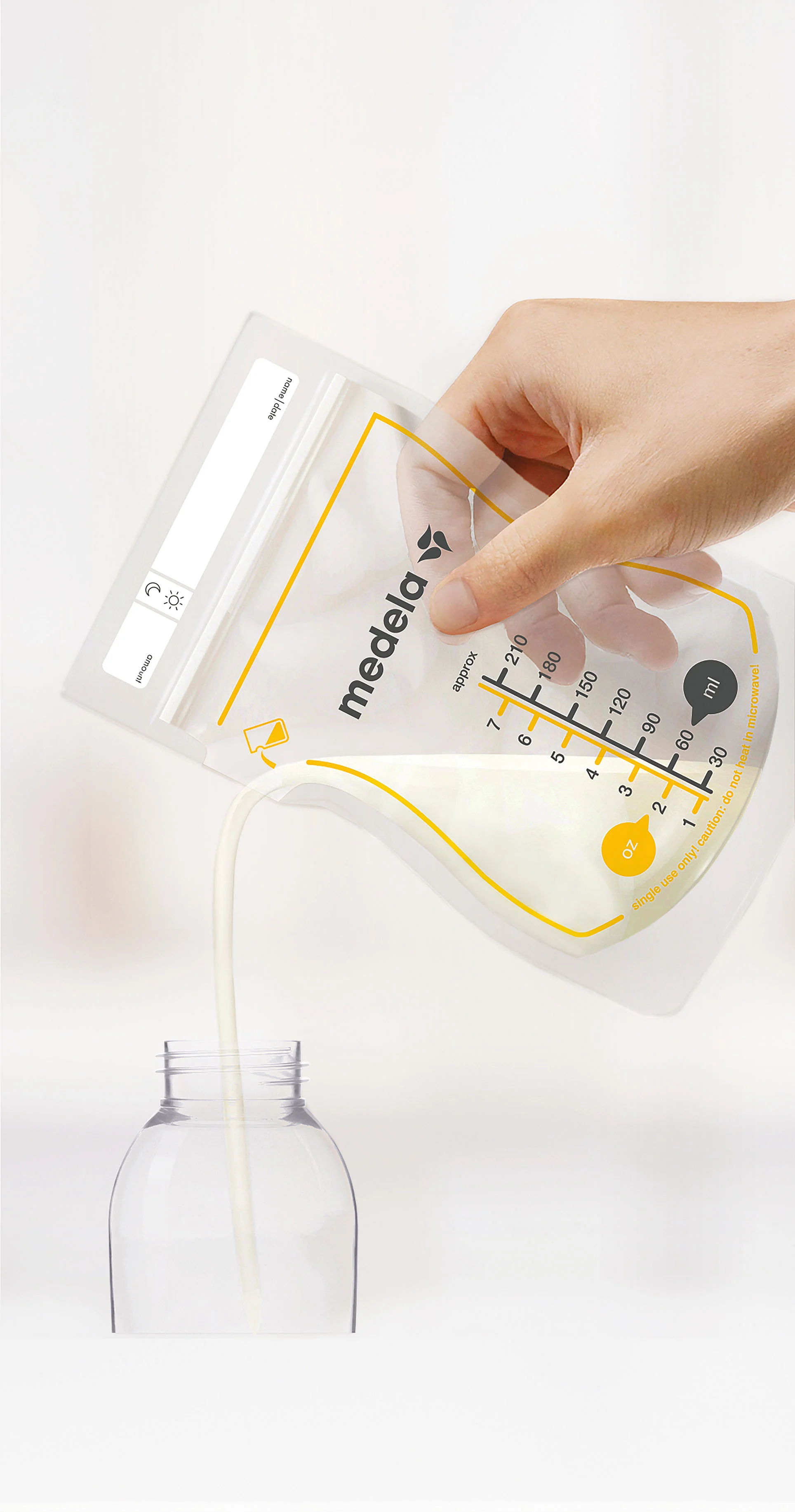 Medela Vrecká na skladovanie materského mlieka Easy Pour, 50 ks 1×50 ks, vrecká na materské mlieko