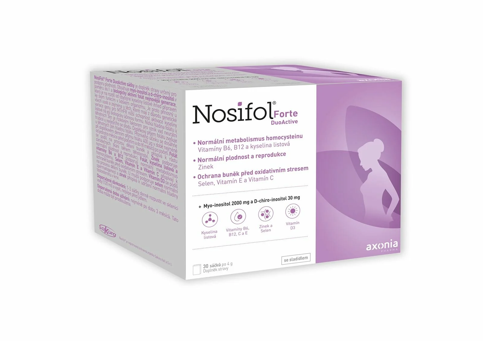 NosiFol FORTE DuoActive vrecká 30x4g 120 g