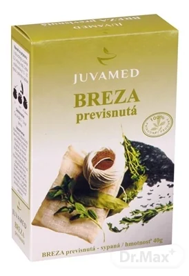 JUVAMED BREZA PREVISNUTÁ - LIST 1×40 g, bylinný čaj