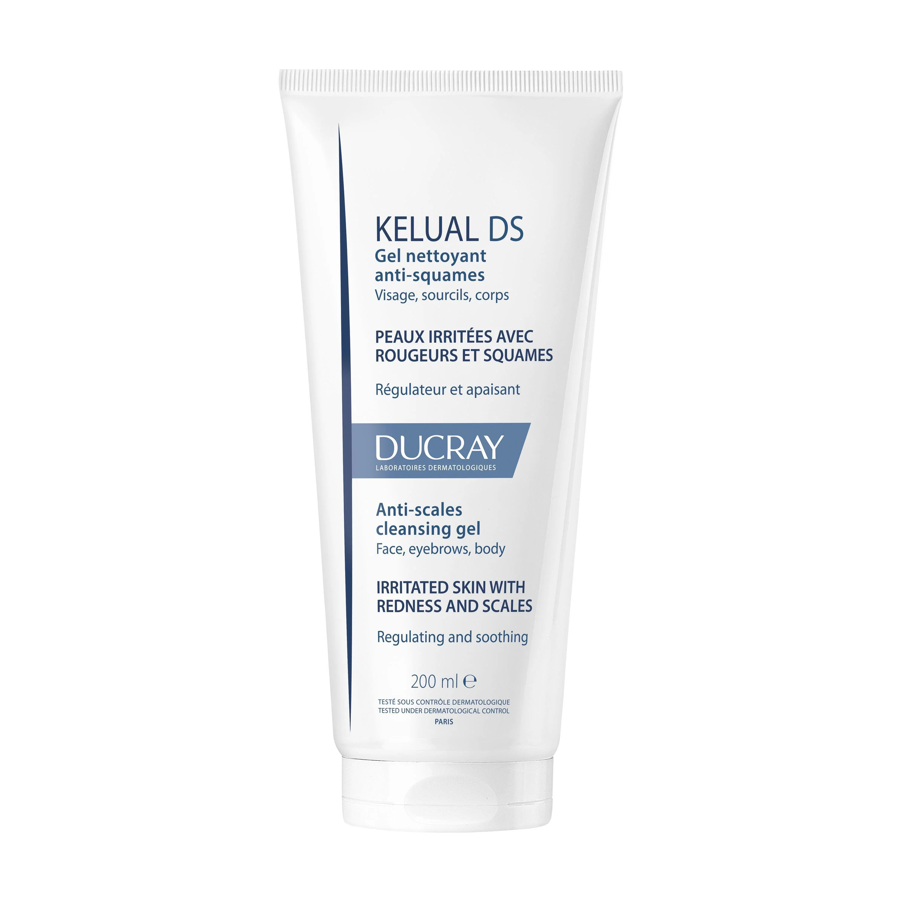 Ducray Kelual DS Čistiaci gél 1×200 ml, čistiaci gél