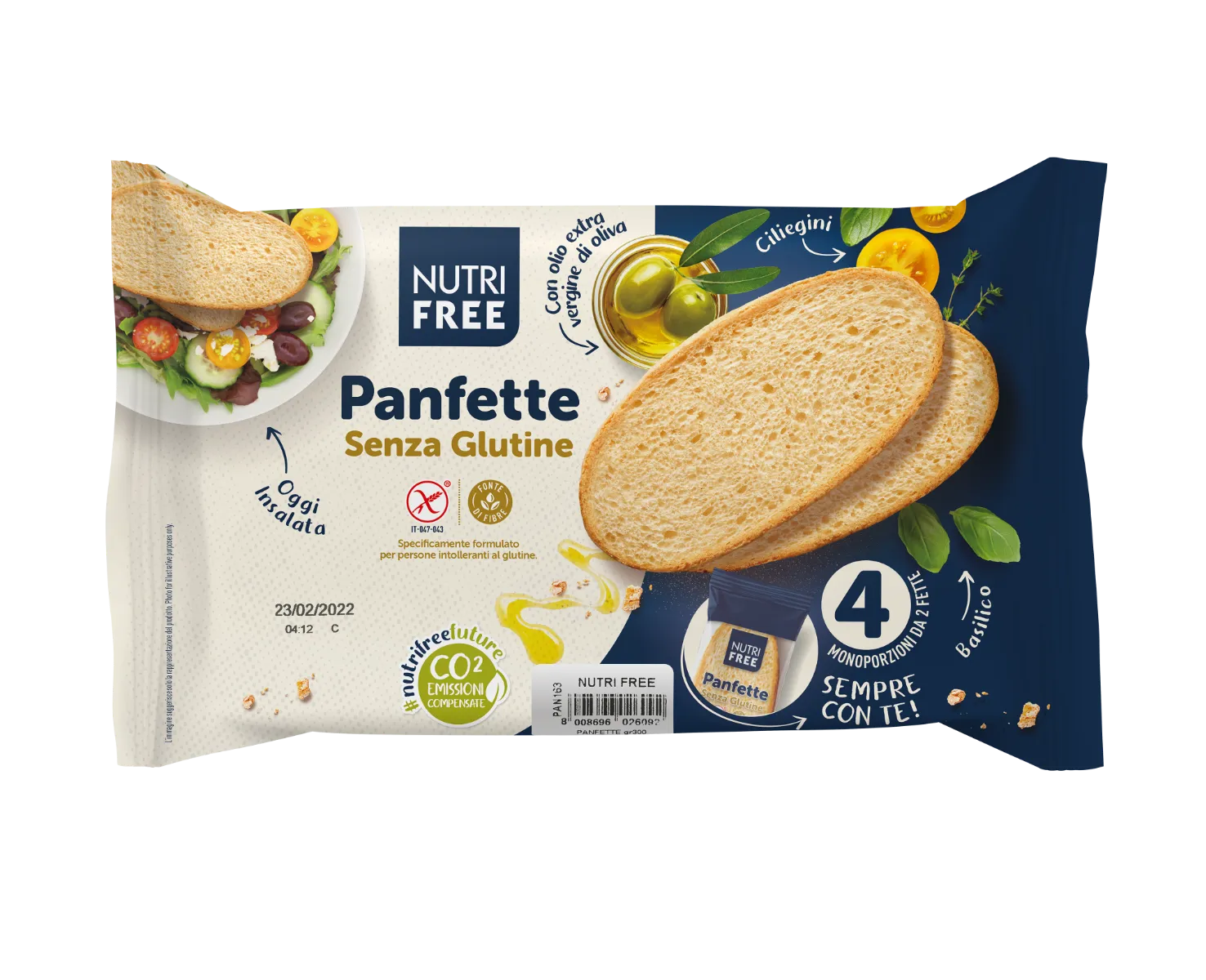 Nutrifree Panfette  - domaci chlieb  krájaný