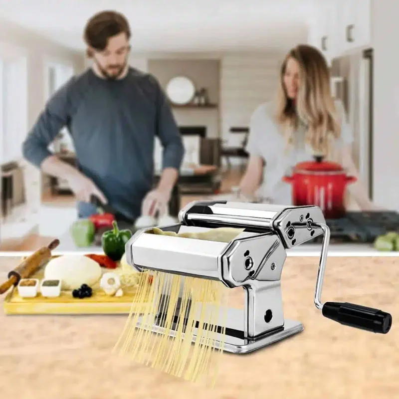 MG Pasta Machine V1 strojček na cestoviny, strieborný