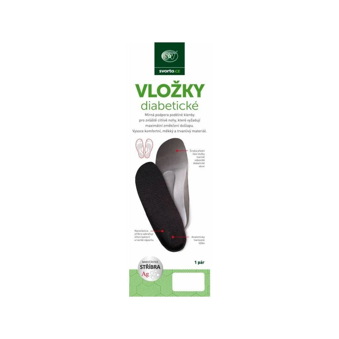 SVORTO vložky diabetické 012 - Veľkosť 35-36 35 - 36