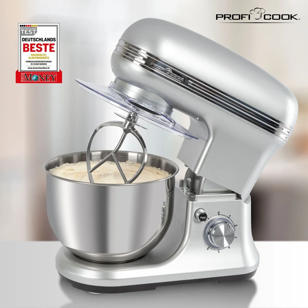 ProfiCook KM 1222 W kuchynský robot 1200 W + digitálna váha 5 kg, 5 l