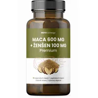 MOVIT Maca 600 mg + Ženšen 100 mg - 90 kps.