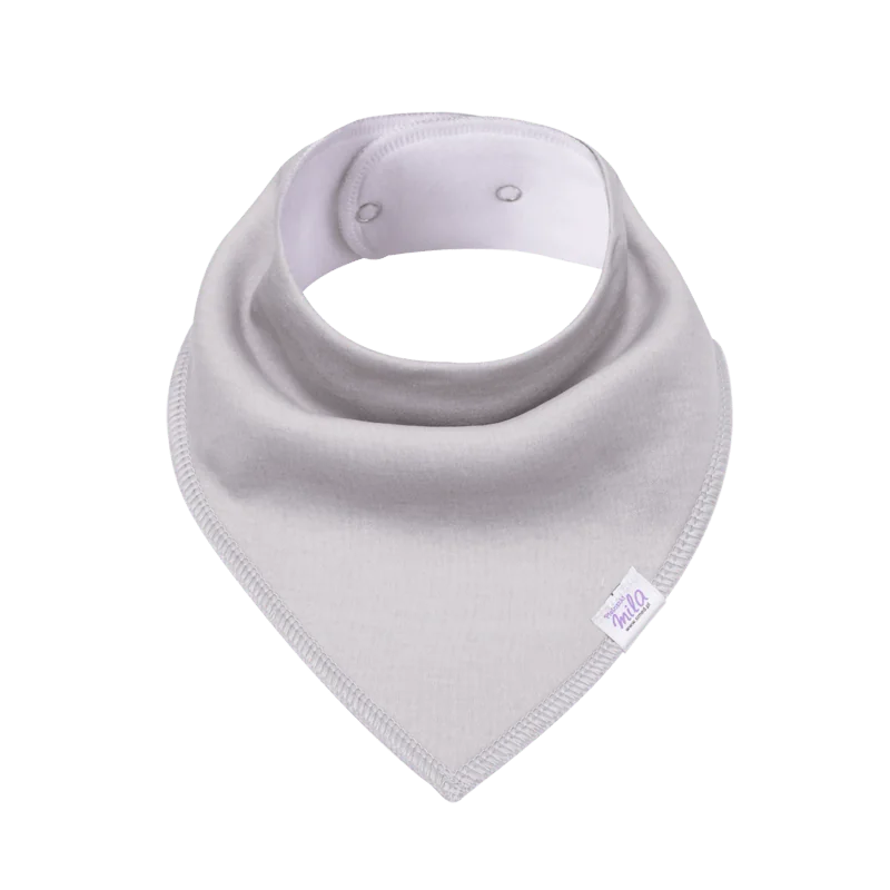 SIMED Bavlnený podbradník s nepriepustnou PUL vrstvou, grey 1×1 ks, podbradník