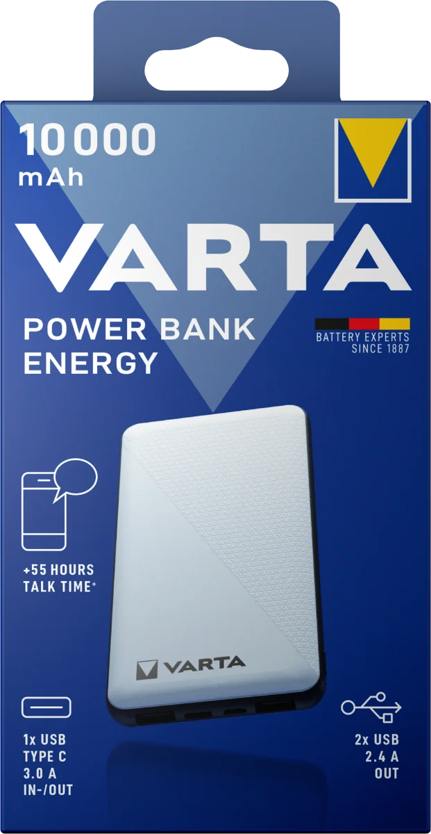 Varta Power Bank Energy 1×1 ks, power bank