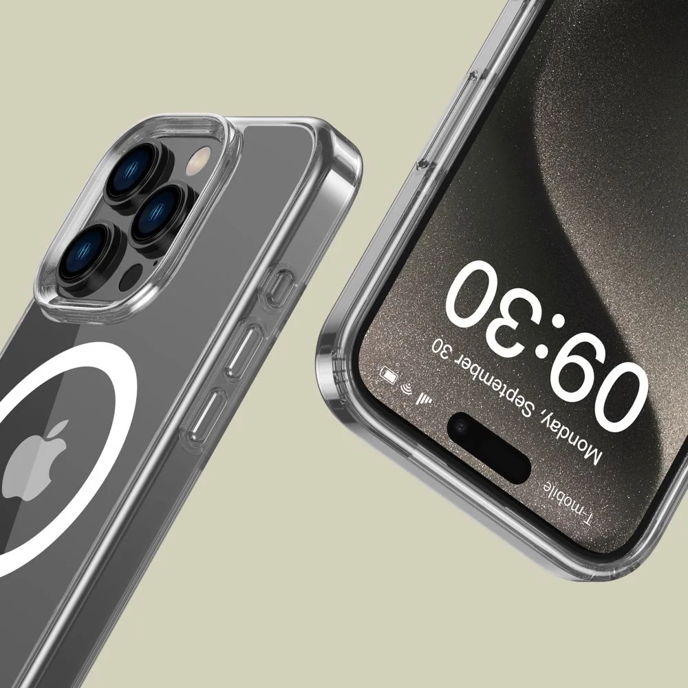 Tech-Protect Flexair Hybrid MagSafe kryt na iPhone 16 Pro, priesvitný