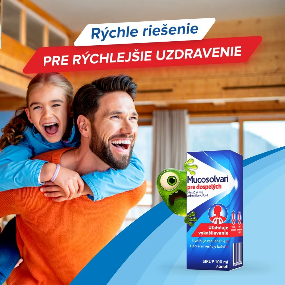 Mucosolvan Sirup pre dospelých 100 ml 1×100 ml, liek