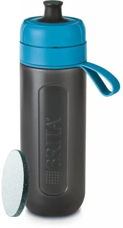 BRITA Fill&Go Active filtračná fľaša na vodu 0,6l modrá 1x1 ks, filtračná fľaša