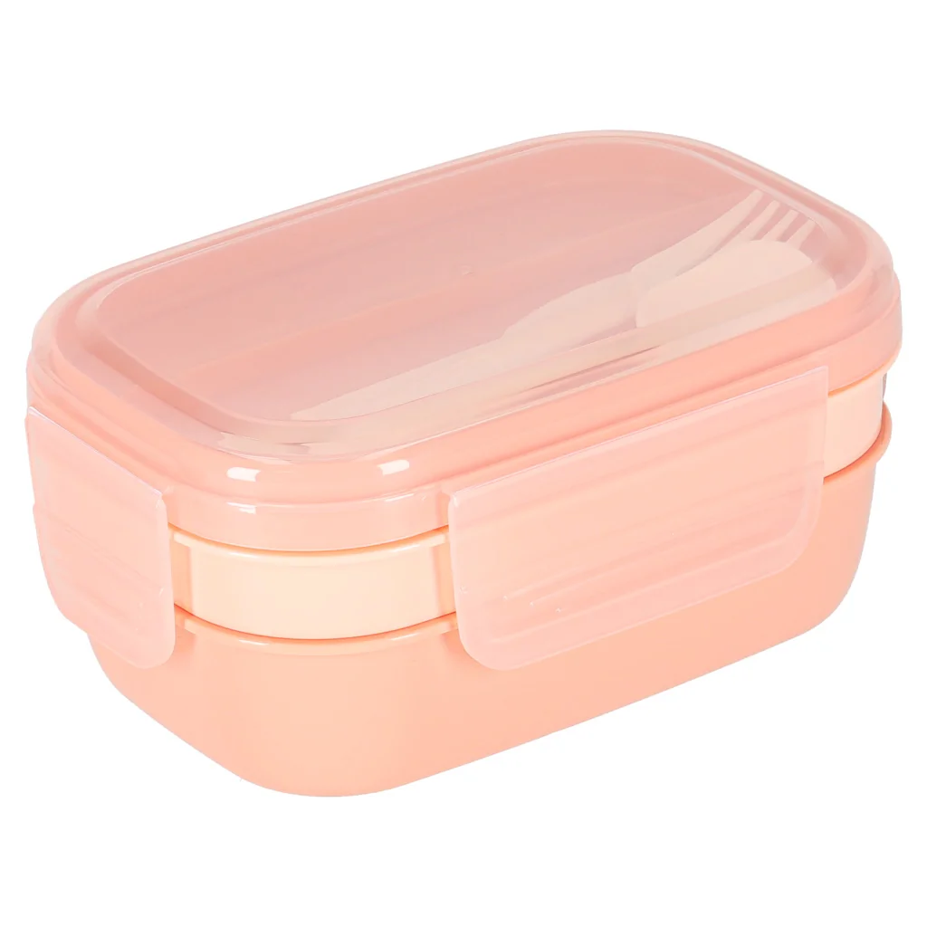 Lunch box 1900 ml rozdelený, marhuľový
