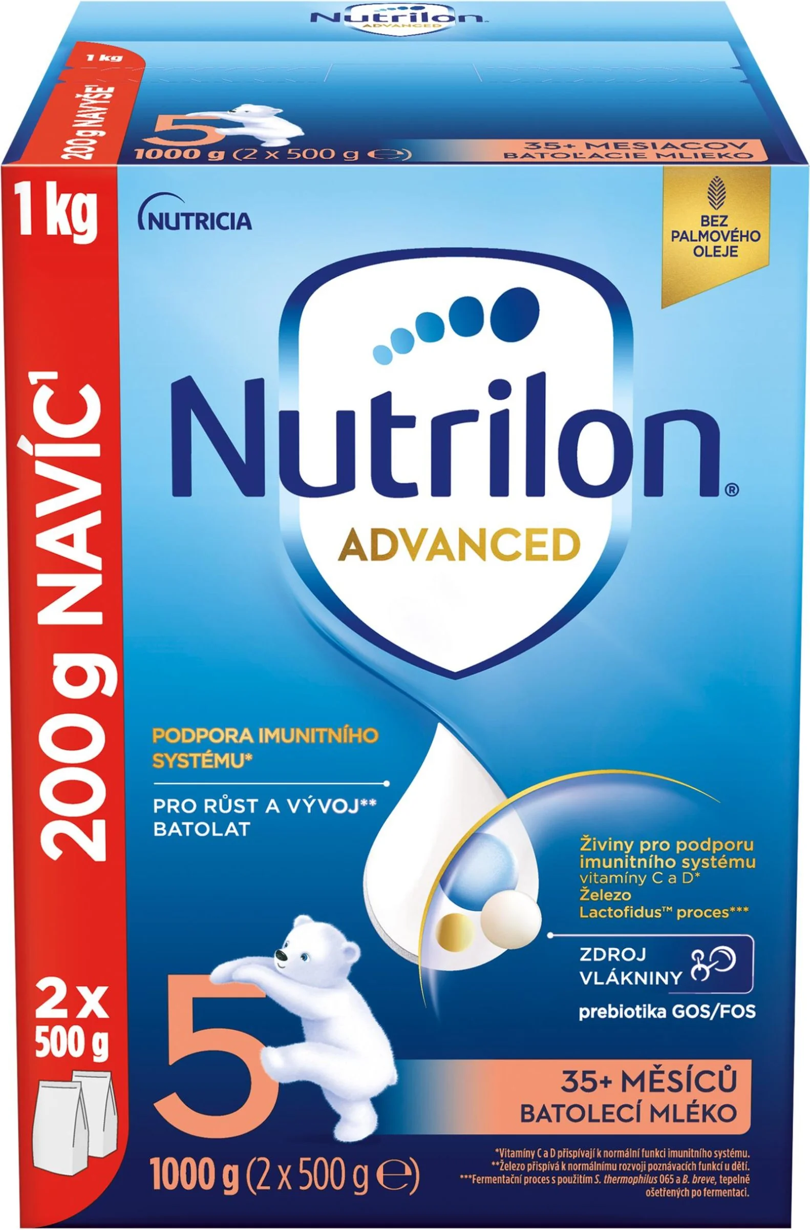 Nutrilon Advanced 5 DUO BALENIE 1×1000 g, dojčenská mliečna výživa