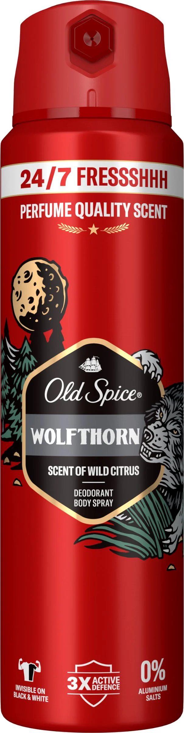 OLD SPICE SPRAY WOLFTHORN 1×150 ml, dezodorant
