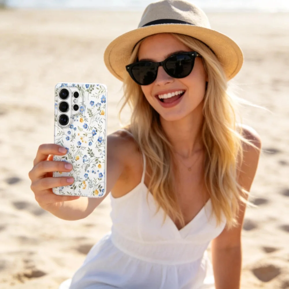 Tech-Protect FlexAir kryt na Samsung Galaxy S26 Ultra, spring flowers