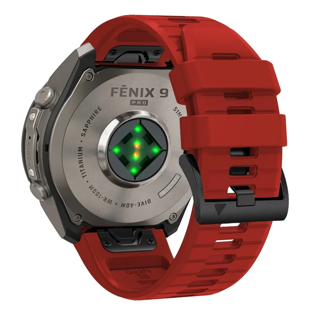 Tech-Protect Silicone remienok Garmin QuickFit 22mm, crimson red